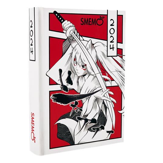 Diario Smemo 16 mesi, 2024, Manga Special Edition - Soggetto Samurai - 17 x 13 cm - 3