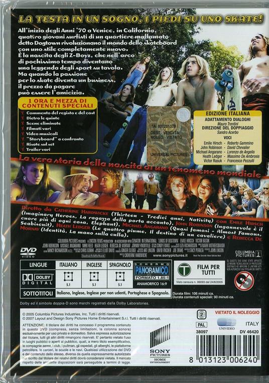Lords of Dogtown di Catherine Hardwicke - DVD - 2