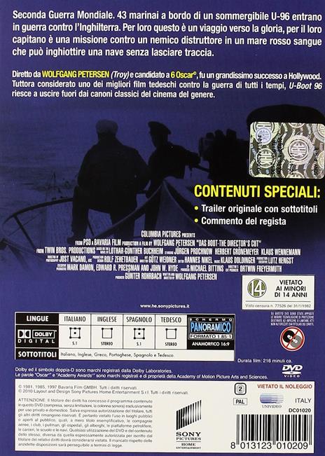 U-Boot 96 (DVD) di Wolfgang Petersen - DVD - 2