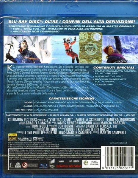 Vertical Limit di Martin Campbell - Blu-ray - 2