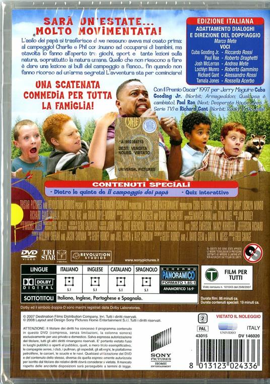 Il campeggio dei papà di Fred Savage - DVD - 2