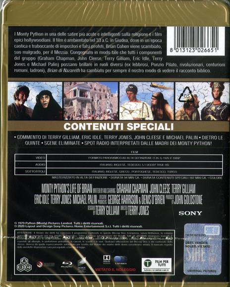 Brian di Nazareth di Terry Jones - Blu-ray - 2