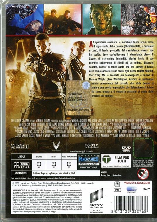 Terminator Salvation (1 DVD) di McG - DVD - 2