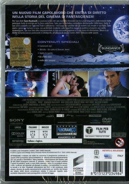 Moon di Duncan Jones - DVD - 2