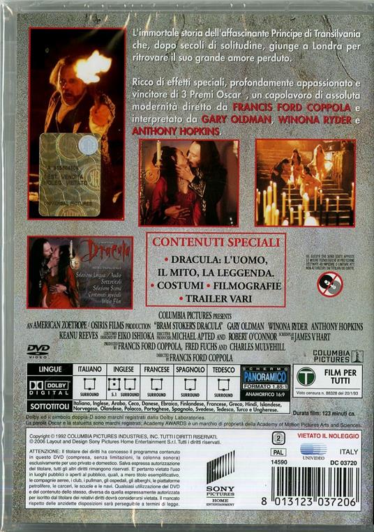 Dracula di Francis Ford Coppola - DVD - 2