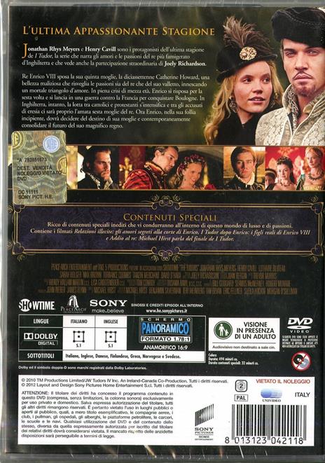 I Tudor. Scandali a corte. Stagione 4 (3 DVD) di Dearbhla Walsh,Ciaran Donnelly,Jeremy Podeswa - DVD - 2