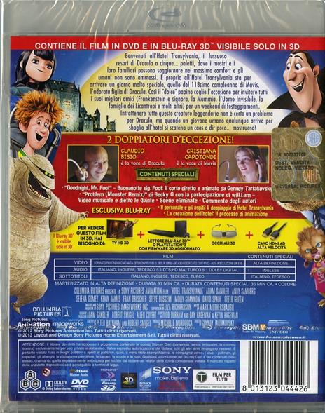 Hotel Transylvania 3D (DVD + Blu-ray 3D) di Genndy Tartakovsky - 2