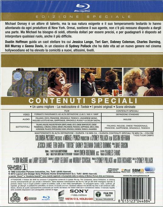 Tootsie di Sydney Pollack - Blu-ray - 2