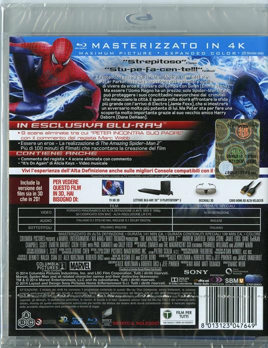The Amazing Spider-Man 2. Il potere di Electro 3D di Marc Webb - 2