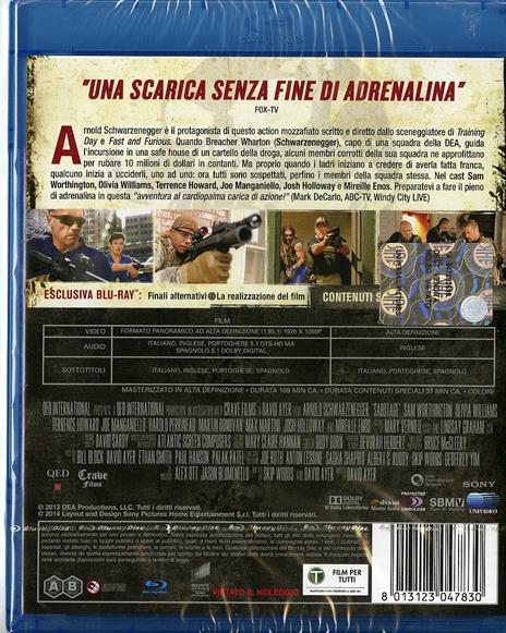 Sabotage di David Ayer - Blu-ray - 2