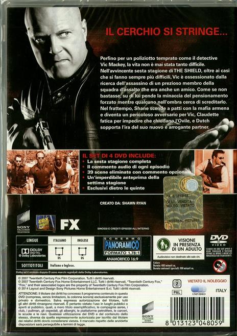The Shield. Stagione 6 (4 DVD) - DVD - 2
