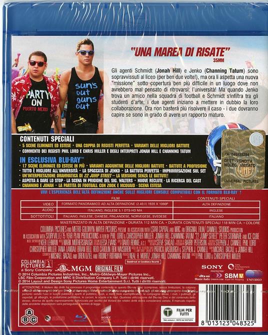 22 Jump Street di Phil Lord,Christopher Miller - Blu-ray - 2