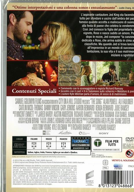 The Song di Richard Ramsey - DVD - 2