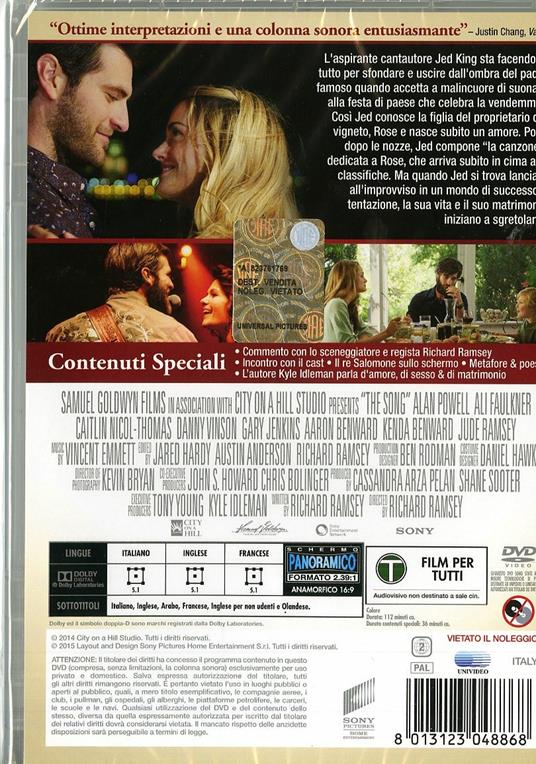 The Song di Richard Ramsey - DVD - 2