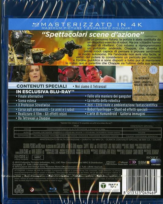 Humandroid di Neill Blomkamp - Blu-ray - 2