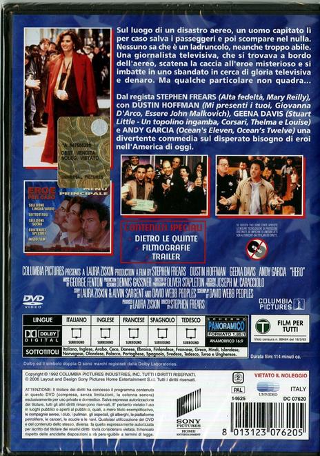 Eroe per caso di Stephen Frears - DVD - 2