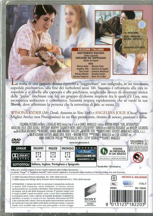 Ragazze interrotte di James Mangold - DVD - 2