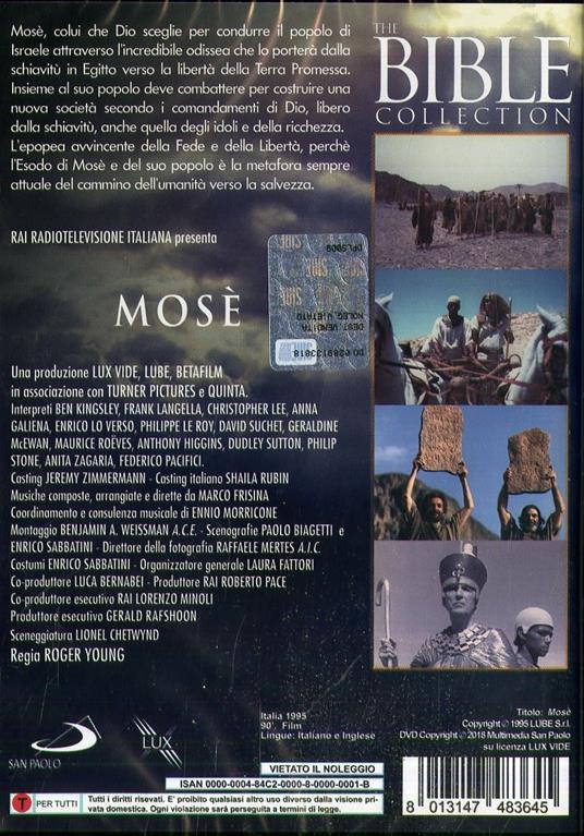 Mosè (DVD) di Roger Young - DVD - 2