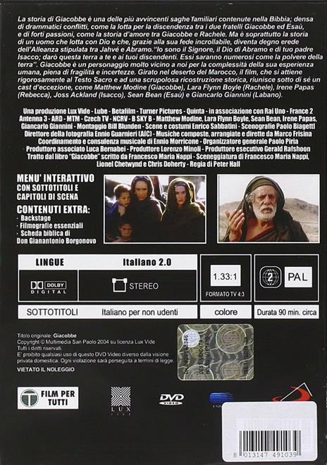 Giacobbe (DVD) di Peter Hall - DVD - 2