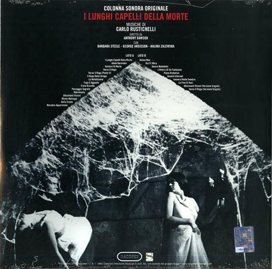 I lunghi capelli della morte (Colonna sonora) (Coloured Vinyl Limited Edition) - Vinile LP di Carlo Rustichelli - 2