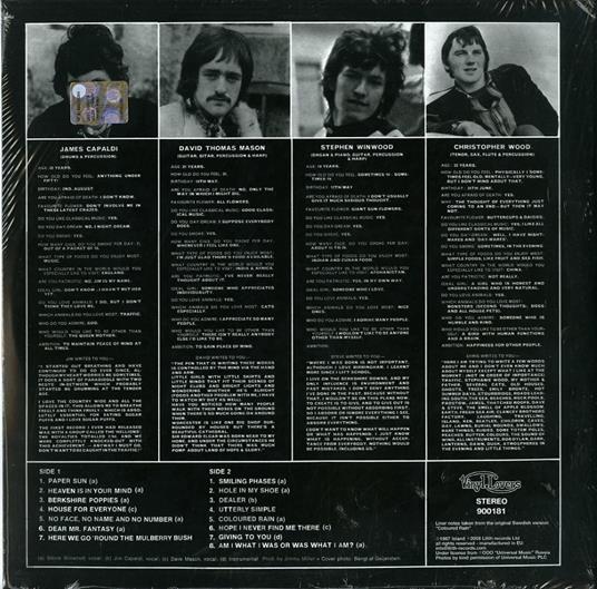 Mr. Fantasy - Vinile LP di Traffic - 2