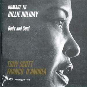 CD Homage to Billie Holiday Franco D'Andrea Tony Scott