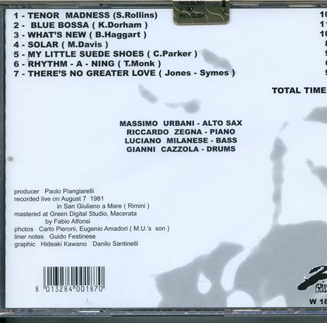 Go Max Go - CD Audio di Massimo Urbani - 2