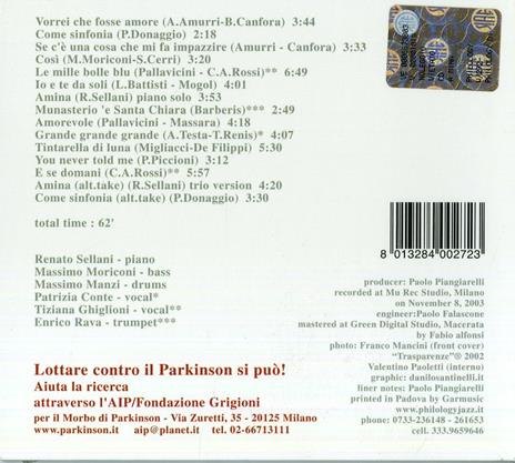 A Mina - CD Audio di Renato Sellani - 2
