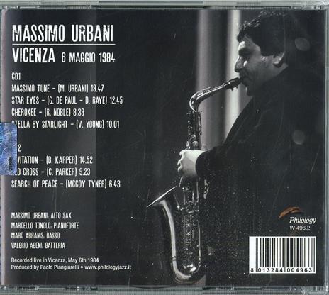 Vicenza 6 Maggio 1984 - CD Audio di Massimo Urbani - 2