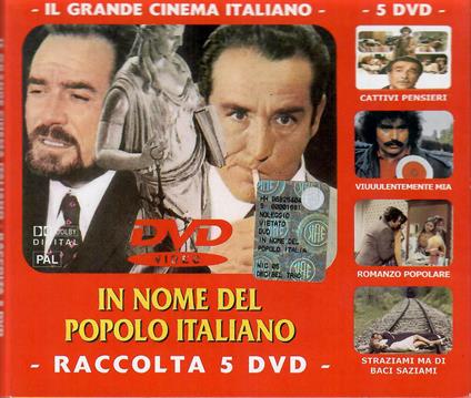 Il Grande Cinema Italiano - Cofanetto Small (5 DVD) di Ugo Tognazzi,Dino Risi,Mario Monicelli,Carlo Vanzina