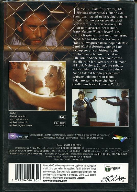 The Hard Word. L'ultimo colpo di Scott Roberts - DVD - 2