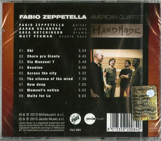 Handmade - CD Audio di Fabio Zeppetella - 2