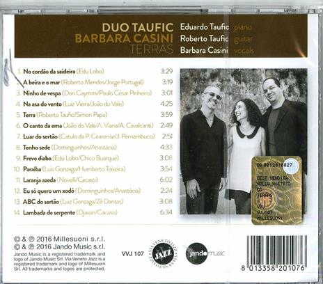 Terras - CD Audio di Duo Taufic,Barbara Casi - 2