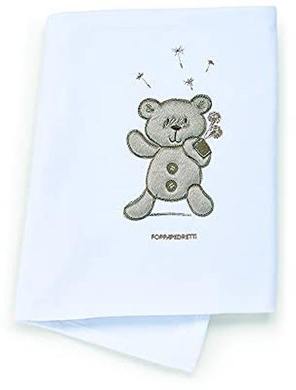 Foppapedretti My Little Love Coperta Pile, Bianco
