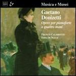 Opere per pianoforte a 4 mani - CD Audio di Gaetano Donizetti