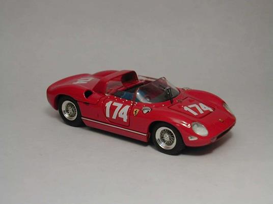 Am0129 Ferrari 250 P N.174 Incidente Surtees T.Florio 1963 Surtees-Parkes 1.43 Modellino Art Model - 2