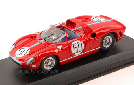 Ferrari 330 P #50 Winner Trofeo Bettoia (Monza) 1964 L. Scarfiotti 1:43 Model Am0337