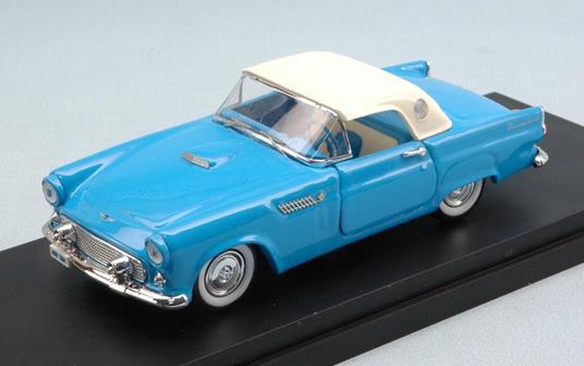 Ford Thunderbird 1956 Light Blue W/ White Soft Top 1:43 Model Ri4484 - 2