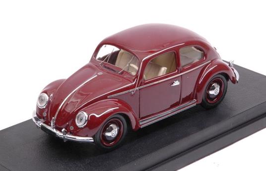 Volkswagen Vw Maggiolino 1200 Deluxe 1953 Red Bordeaux 1:43 Model Ri4565