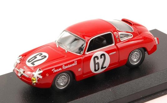 Fiat 750 Abarth #62 29Th (2Nd Class) 12 H Sebring 1959 Cussini / Cattini 1:43 Model Bt9617