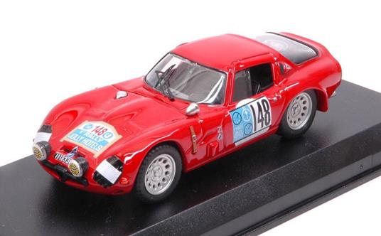 Alfa Romeo Tz2 #148 2Nd Rally Jolly Hotel 1965 A. De Adamich / F. Lini 1:43 Model Bt9705