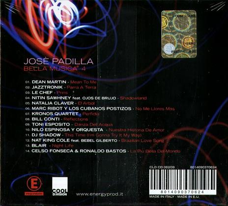 Bella musica vol.4 - CD Audio di José Padilla - 2