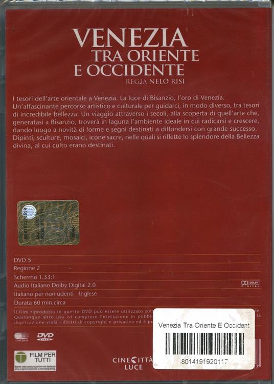 Venezia tra Oriente e Occidente di Nelo Risi - DVD - 2
