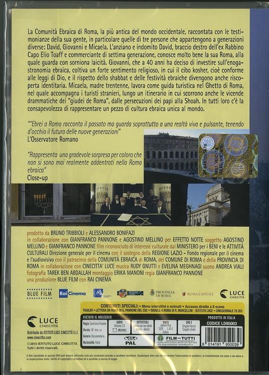 Ebrei a Roma di Gianfranco Pannone - DVD - 2