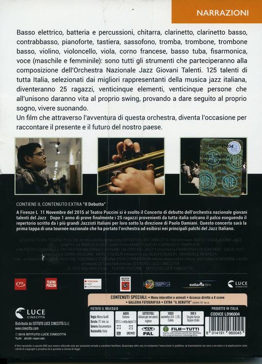 Quest'Italia suona jazz di Marco Guelfi - DVD - 2