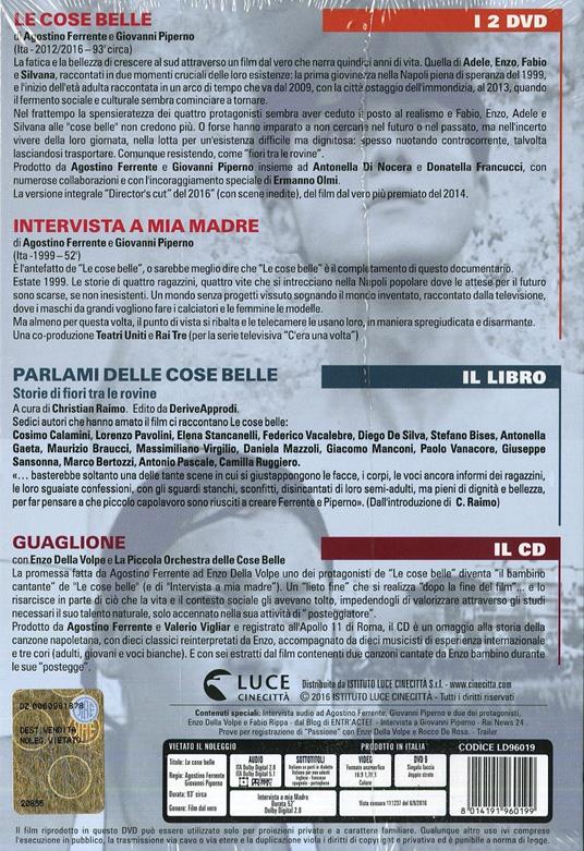 Le cose belle - DVD - Film di Agostino Ferrente , Giovanni Piperno  Documentario