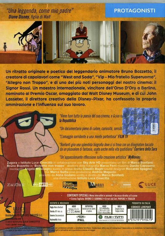 Bozzetto non troppo (DVD + Serigrafie) di Marco Bonfanti - DVD - 2