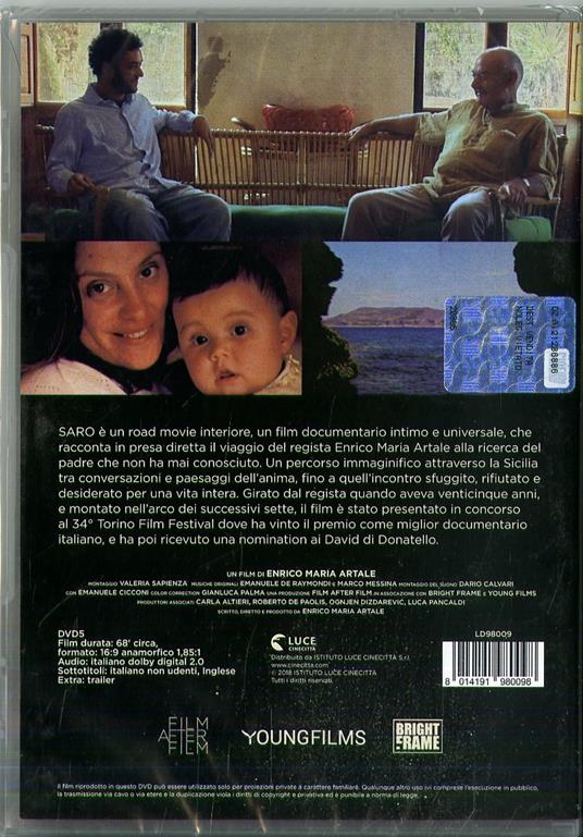 Saro (DVD) di Enrico Maria Artale - DVD - 2