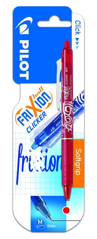 Pilot Penna A Sfera Frixion Cliker Cancellabile Rosso