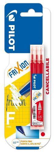 Refill penne cancellabili Frixion Clicker Frixion Ball inchiostro Rosso gel 3802579